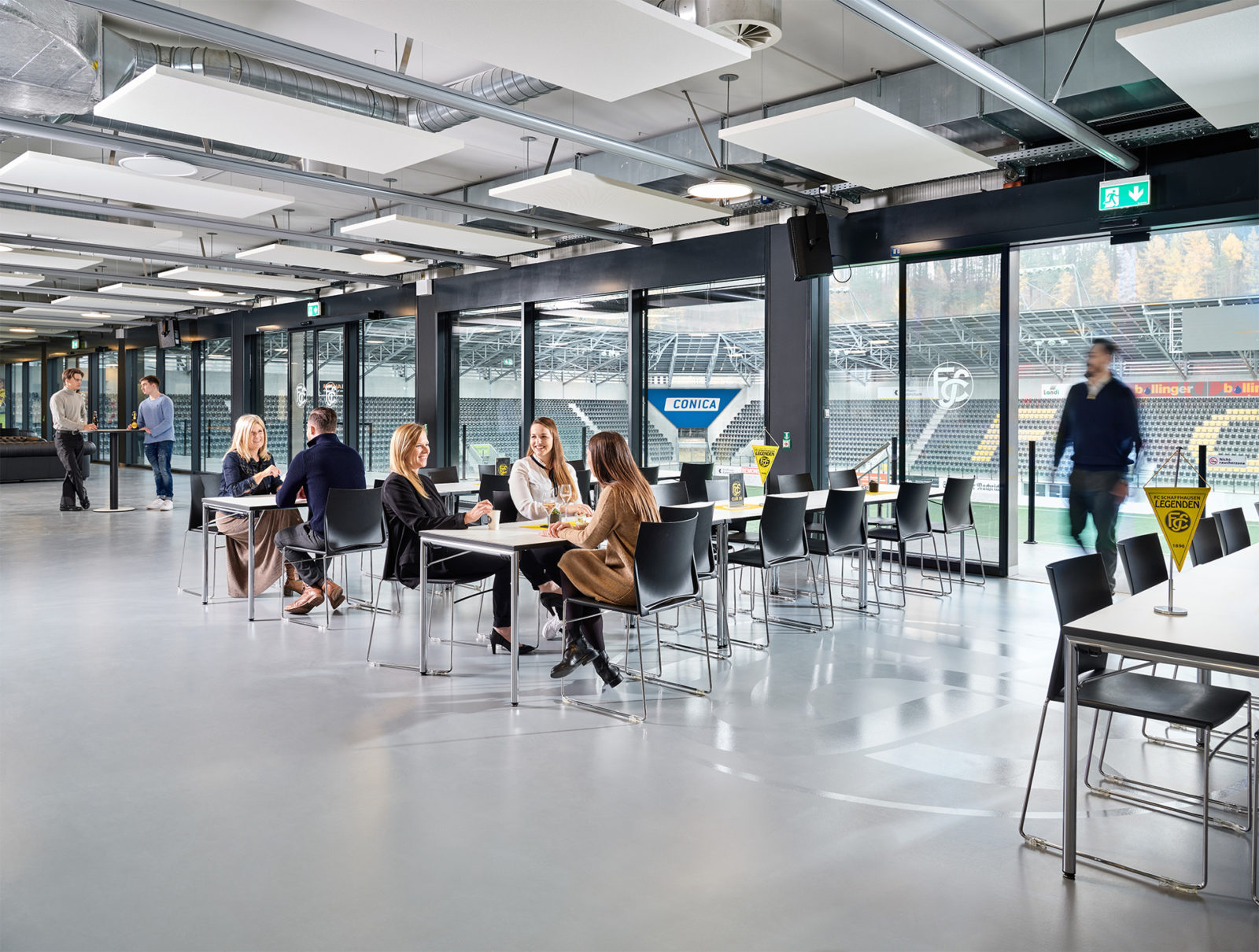 From the showers to the VIP lounge stadium equipment beyond the playing field CONICA AG